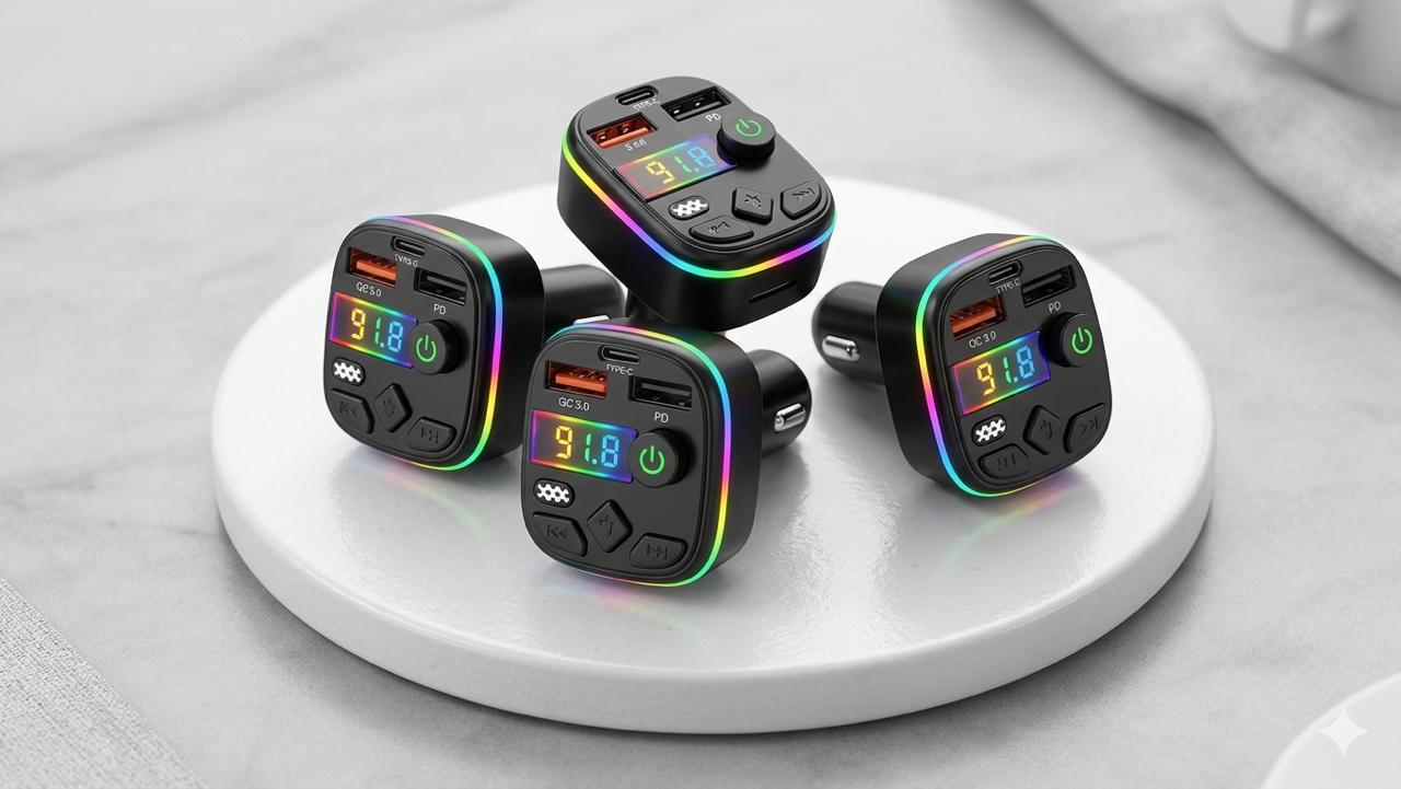 C4 Car MP3 Player – Bluetooth FM Transmitter & USB Charger