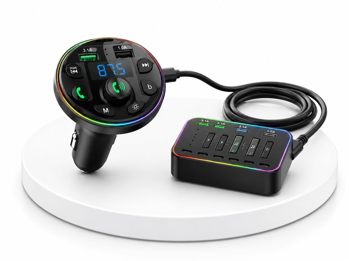 Q39 Car MP3 Player – Bluetooth FM Transmitter for Any Car
