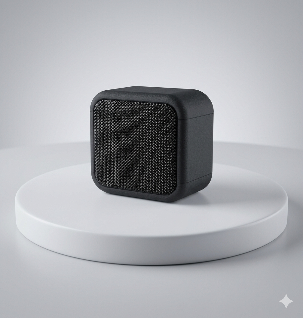 Mini Cube TWS Bluetooth-compatible Speaker with Lanyard Enhanced Bass Portable Subwoofer