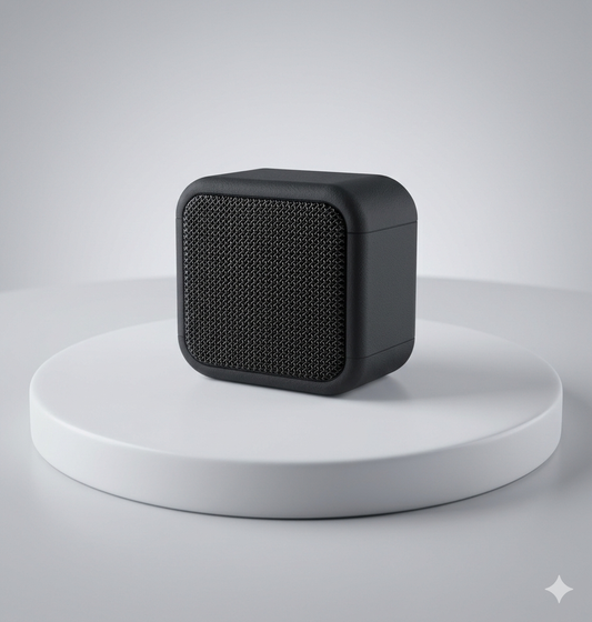 Mini Cube TWS Bluetooth-compatible Speaker with Lanyard Enhanced Bass Portable Subwoofer