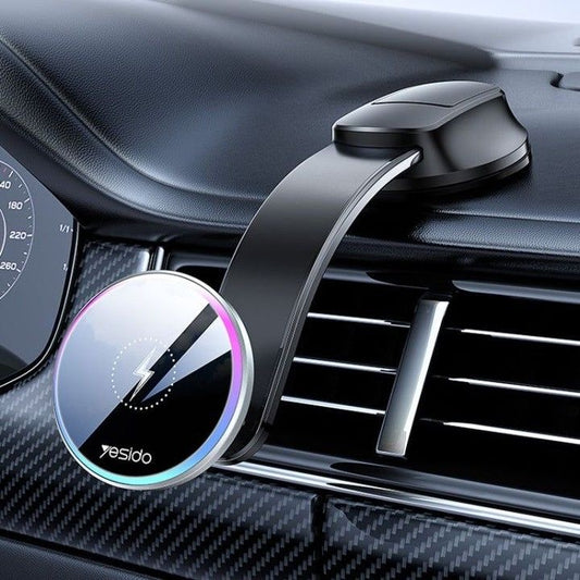Arm bendable Magnetic Wireless Charging Car Holder