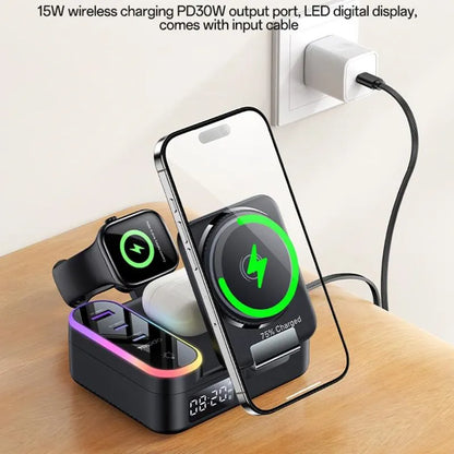 8-in-1 Magnetic Wireless Charging Station