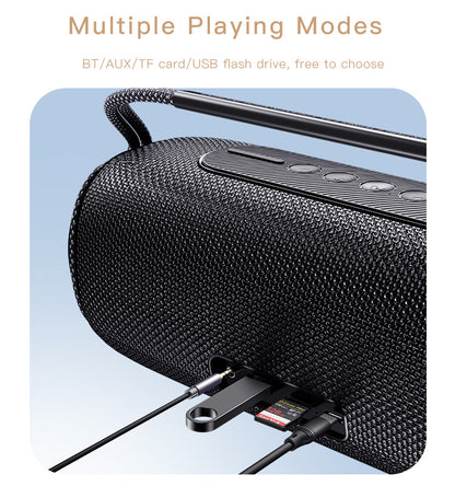 YSW11 Wireless Bluetooth Speaker|Portable Stereo Sound bt Speaker |IPX6 waterproof AUX/USB/TFCard Speaker