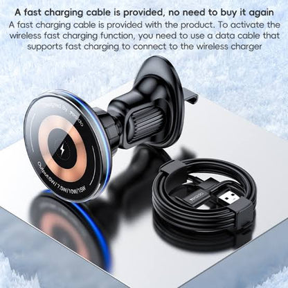 15w Magnetic Wireless Car Holder