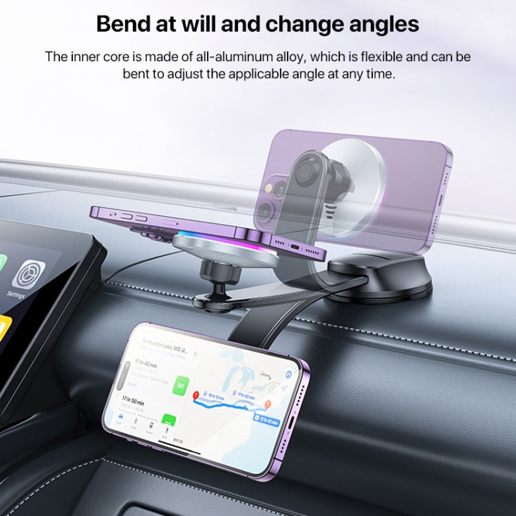 Arm bendable Magnetic Wireless Charging Car Holder