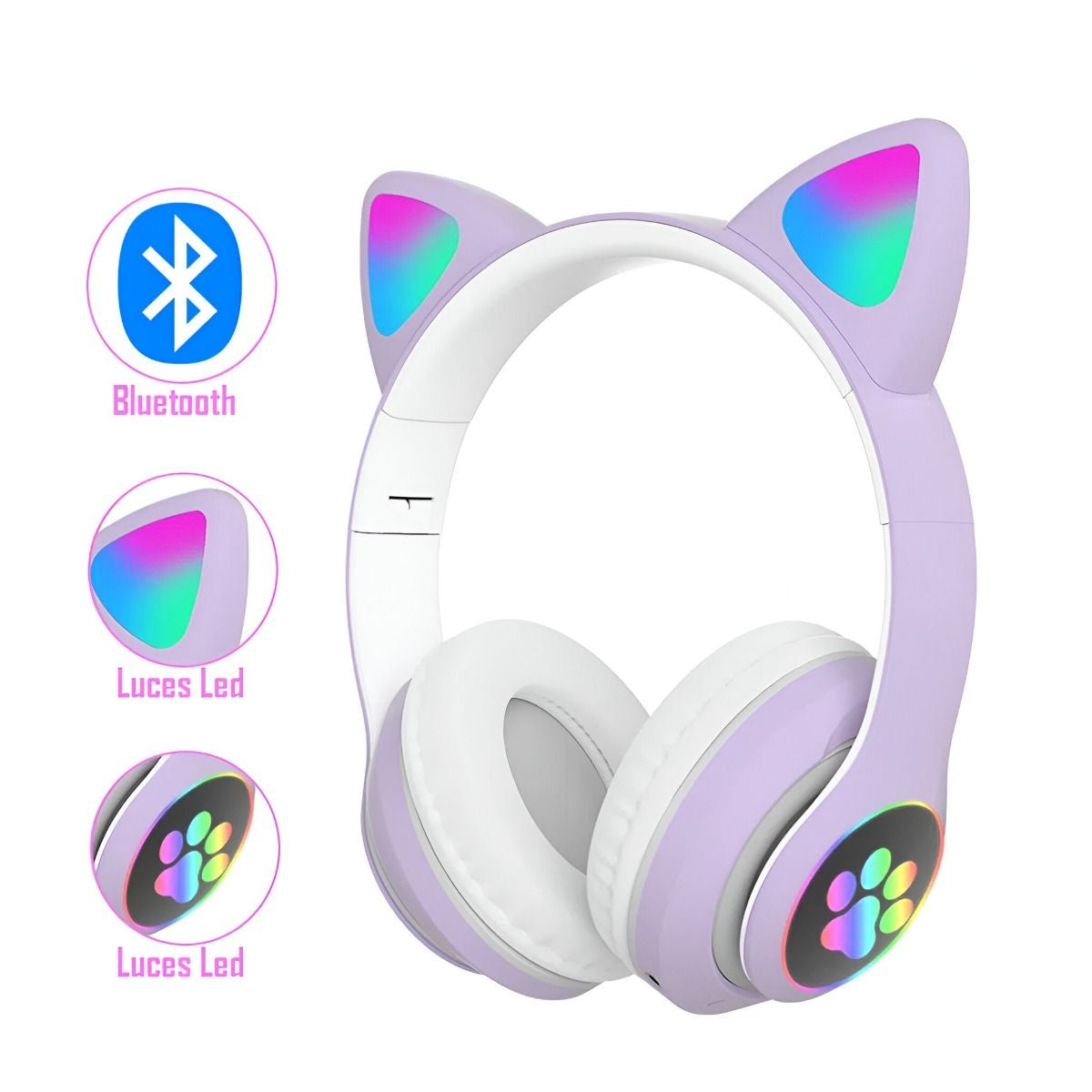 LED Stereo Headphones