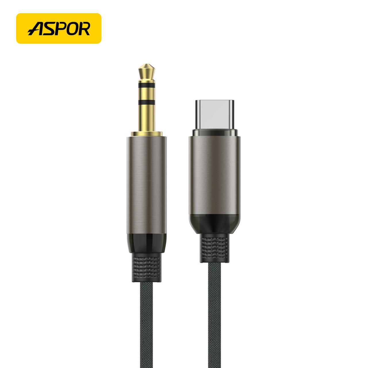 USB Type-C to 3.5mm AUX Audio Cable – Type-C Headphone Adapter for Car & Speakers