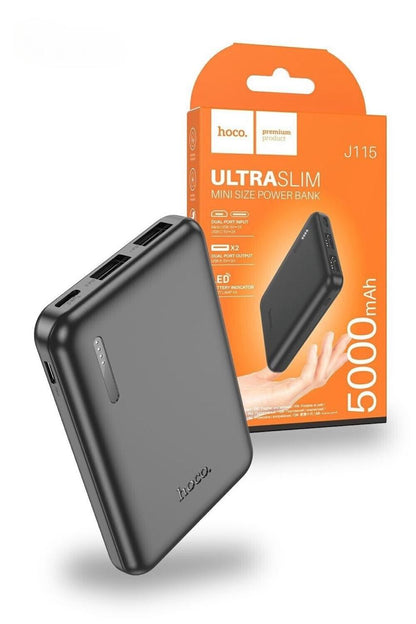 Mini 5000mAh Portable Power Bank – Ultra Slim Fast Charging Battery Pack