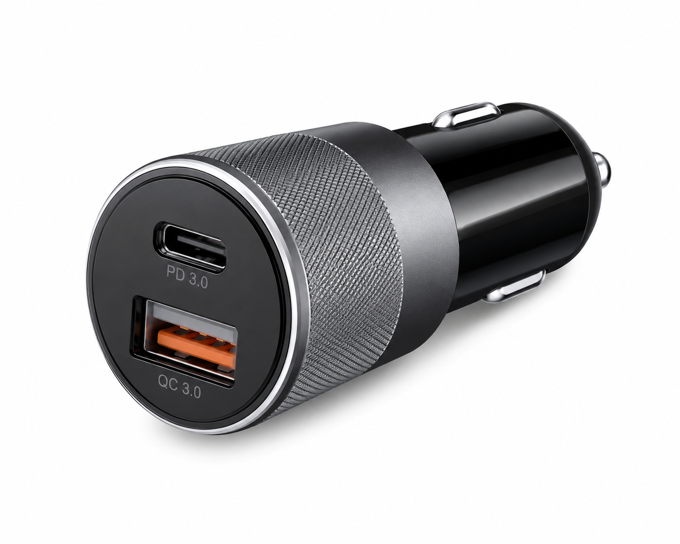 Aspor Dual USB Fast Car Charger – PD & QC 3.0 Supercharging