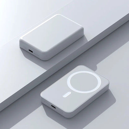 10000mAh Magnetic Wireless Power Bank – White