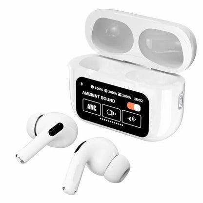 Wireless Bluetooth Earbuds with Touch Screen Charging Case – Noise Reduction Earphones.