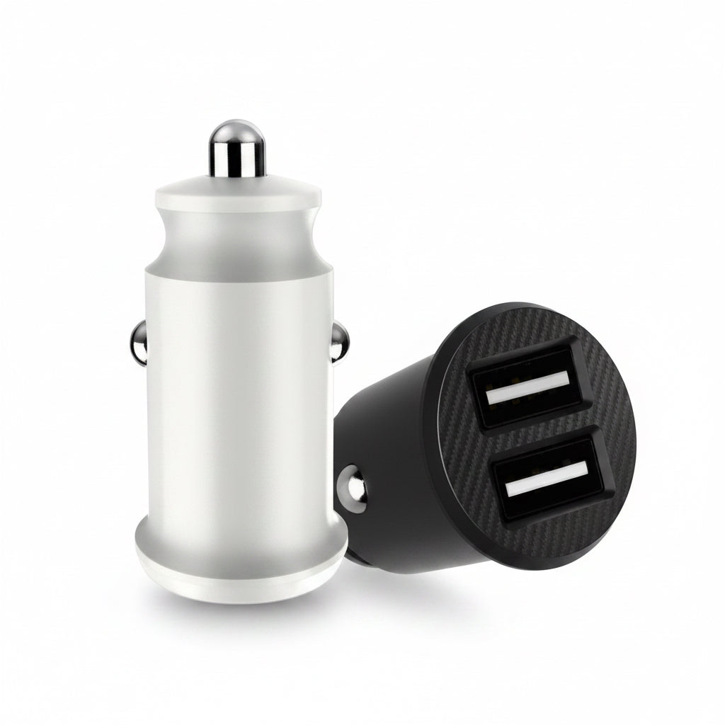 Dual USB Car Charger - 2.4A Fast Charging Adapter