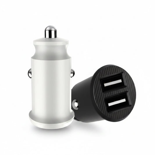 Dual USB Car Charger - 2.4A Fast Charging Adapter