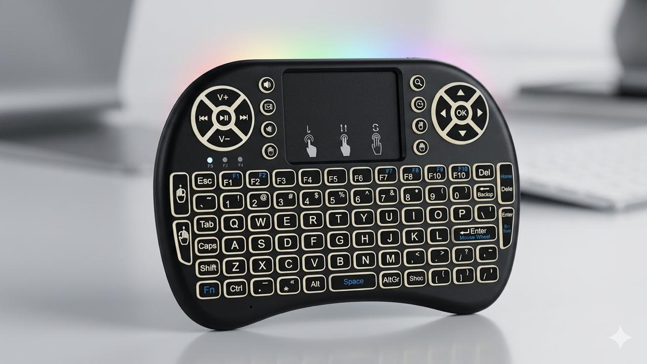 Mini Backlit Wireless Keyboard